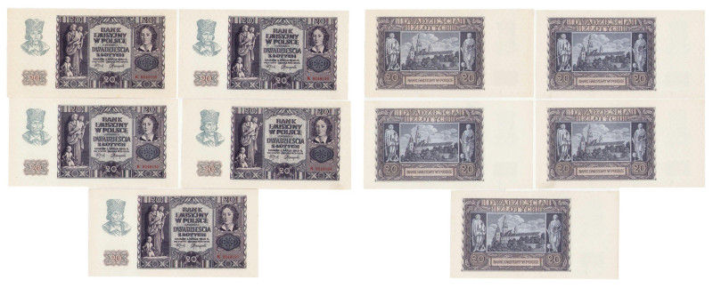 Polish banknotes 1916 - 1948
POLSKA / POLAND / POLEN / POLOGNE / POLSKO

20 z...