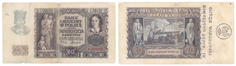 Polish banknotes 1916 - 1948
POLSKA / POLAND / POLEN / POLOGNE / POLSKO

Pows...