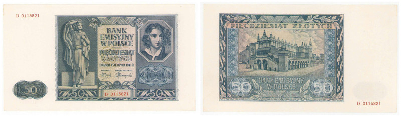 Polish banknotes 1916 - 1948
POLSKA / POLAND / POLEN / POLOGNE / POLSKO

50 z...