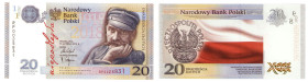 Polish banknotes - PRL and III RP
POLSKA / POLAND / POLEN / POLOGNE / POLSKO

Banknot PWPW 20 złotych / zlotych 2018 Niepodległość Piłsudski 

Em...