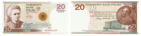 Polish banknotes - PRL and III RP
POLSKA / POLAND / POLEN / POLOGNE / POLSKO

20 złotych / zlotych 2011 Maria Skłodowska-Curie 

Banknot w emisyj...