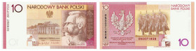 Polish banknotes - PRL and III RP
POLSKA / POLAND / POLEN / POLOGNE / POLSKO

10 złotych / zlotych 2008 Józef Piłsudski - UNC 

Emisyjny stan zac...
