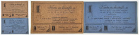 Securities - Vouchers, Shares and Bonds
POLSKA / POLAND / POLEN / POLOGNE / POLSKO

Warszawa, Karta na kartofle - brązowa i niebieska 1916 (2szt) ...