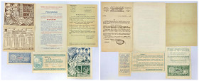 Securities - Vouchers, Shares and Bonds
POLSKA / POLAND / POLEN / POLOGNE / POLSKO

Polska. Cegiełka, bony na loterię - zestaw 6 szt. 

Różne sta...