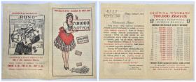 Securities - Vouchers, Shares and Bonds
POLSKA / POLAND / POLEN / POLOGNE / POLSKO

Broszura 17-ej Polskiej Państwowej Loterii Klasowej, 1928 

B...