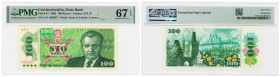 Foreign banknotes
Czechoslovakia. 100 crowns 1989, PMG 67 EPQ 

Pięknie zachowany egzemplarz co zostało docenione przez firmę PMG notą 67 oraz dopi...