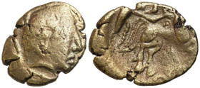 Coins of Byzantium, Sassanids, Celts
Gaul, Celts. Pictons. Stater Classe A VI 
AW: Schematyczne przedstawienie głowy w prawo
RW: Schematycznie prze...