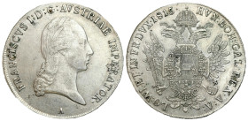 Austria
Austria. Francis II (1792-1835). Thaler (Thaler) 1815 A, Vienna 

Resztki połysku menniczego.

Details: 28,10 g Ag 
Condition: 3+ (VF+) ...