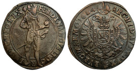 Austria
Austria. Ferdinand II (1619-1637). Thaler 1624, Prague - NICE 
AW: Stojący cesarz, zwrócony w prawo. W otoku: FERDINANDVS II D G - R - IM S ...