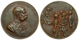 Austria
Austria. Franz Joseph (1848-1916). Medal, 50th anniversary of reign 1898 
AW: Popiersie cesarza w prawo, 1848 FRANCISCUS JOS I IMP ET REX 18...