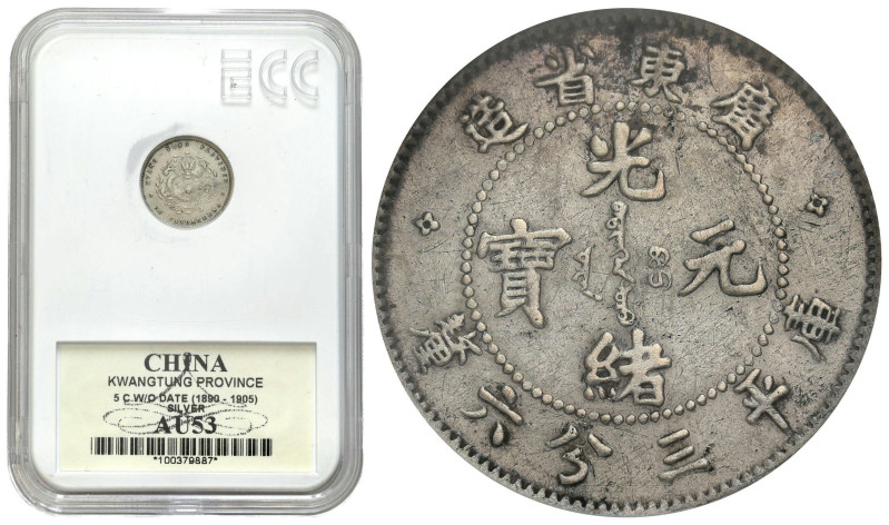 China and Hong Kong
China, Kwangtung. 5 Cents (1890-1905) 

Moneta w polskim ...