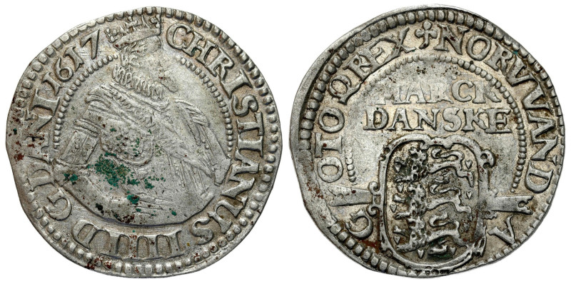 Denmark
Denmark. Christian IV (15881648). 1 mark 1617 

Ładnie zachowane. Mie...