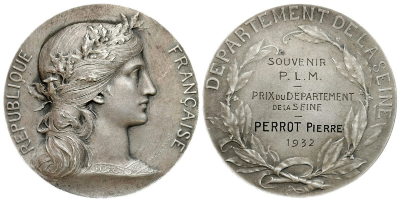 France
France. Medal 1932, silver 

Srebrny medal w oryginalnym pudełku.Piękn...