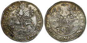 Germany
Germany, Mansfeld. Peter Ernest I and 3 brothers (15871601). Thaler (Thaler) 1593, Eisleben 
AW: Święty Jerzy na koniu pokonujący smoka, wok...