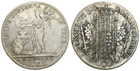 Germany
Germany, Nuremberg. Francis I of Lorraine (17451765). Thaler (Thaler) 1765 SF, Nuremberg 

Ciemna patyna.

Details: 27,63 g Ag 
Conditio...