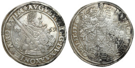 Germany
Germany, Saxony. Augustus (15531586). Thaler (Thaler) 1569 HB, Dresden 

Przyzwoicie zachowany. Resztki połysku.

Details: 28,83 g Ag 
C...
