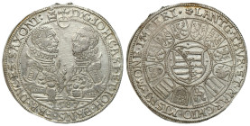Germany
Germany, Saxony-Coburg-Eisenach. John Casimir and John Ernest (15721633). Thaler (Thaler) 1587, Saalfeld 

Cyzelowane tło, ślad po uchu.&nb...