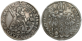 Germany
Germany, Saxony. Christian I (15861591). Thaler (Thaler) 1589 HB, Dresden 

Ciemna patyna.

Details: 28,90 g Ag 
Condition: 3 (VF) 
Lit...