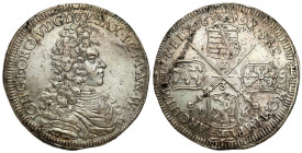 Germany
Germany, Saxony. John George IV (16911694), 2/3 Thaler (Thaler) 1692 IK, Dresden - RARE 

Rzadkie, bardzo ładnie zachowane.&nbsp;Patyna, du...