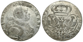 Germany
Germany, Prussia. Frederick II (17401786). Szstak 1756 E, Knigsberg 

Widoczny blask menniczy.&nbsp;

Details: 2,83 g Ag 
Condition: 2 (...