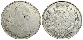 Germany
Germany, Bavaria. Maximilian III Joseph (1745-1777). Thaler (Thaler) 1763 A 

Obiegowy stan zachowania.

Details: 26,77 g Ag 
Condition:...
