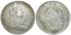 Germany
Germany, Bavaria. Charles II Theodore (17771799). Thaler (Thaler) 1778, Munich 

Patyna.

Details: 27,95 g Ag 
Condition: 3 (VF) 
Liter...