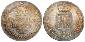 Germany
Germany, Hanover. George III (17601820). 24 mariengroschen = 2/3 Thaler (Thaler) a 1788 IWS, Hanover - BEAUTIFUL 

Pięknie zachowane z kolo...