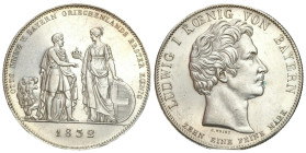 Germany
Germany, Bavaria. Ludwig I (18251848). Thaler 1832, Munich 

Bardzo ładny egzemplarz z połyskiem w tle, drobne ryski w tle (ślady mycia)Dav...