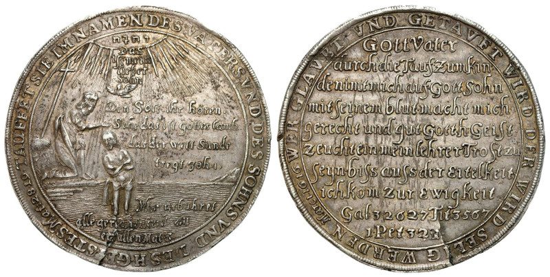 Germany
Germany, 17th century. A baptismal medal the size of a thaler 

Wieko...