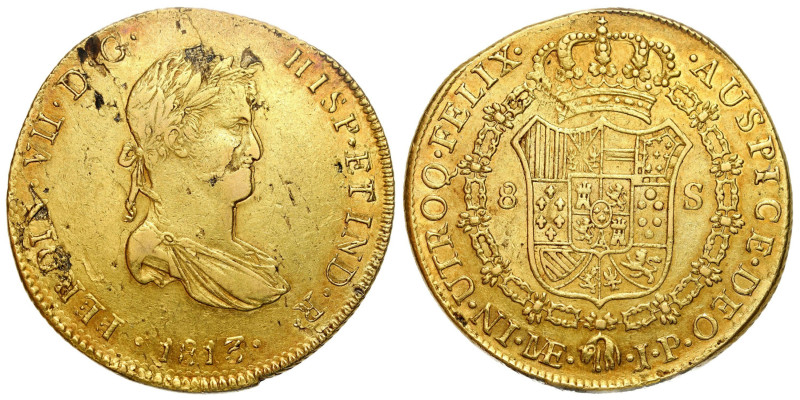 Peru
Peru. Ferdinand VII (1808-1833). 8 escudos 1813, Lima 

Wariant z małym ...