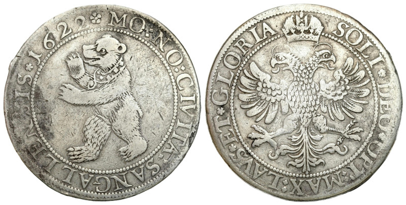 Switzerland
Switzerland. Thaler 1622, St. Gallen 

Obiegowy egzemplarz.&nbsp;...