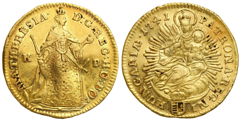 Hungary/Transylvania
Hungary, Maria Theresa (17401780). Ducat (Dukaten) 1741 KB...