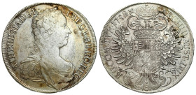 Hungary/Transylvania
Hungary. Maria Theresa (17401780). Thaler 1752, Hall 

Resztki połysku.

Details: 27,78 g Ag 
Condition: 3/3+ (VF/VF+) 
Li...