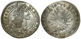 Hungary/Transylvania
Hungary, Leopold I (1658-1705), 15 kreuzer 1675 KB, Kremnica - BEAUTIFUL 

Naturalne wygięcie krążka, moneta z walcarki.&nbsp;...