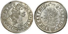 Hungary/Transylvania
Hungary. Leopold I (16581705). 15 kreuzer 1677 KB, Kremnica NONE 

Ładnie zachowane ze sporą ilością połysku menniczego.&nbsp;...