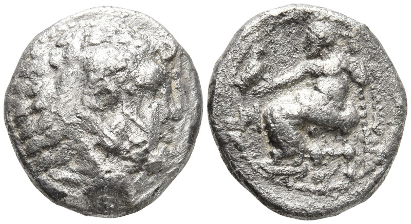 KINGS OF MACEDON. Alexander III ‘the Great’ (336-323 BC)
AR Drachm (15.8mm 3.94...