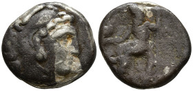 KINGS OF MACEDON. Alexander III ‘the Great’ (336-323 BC)
AR Drachm (17.1mm 4.33g)
Obv: Head of Herakles to right, wearing lion skin headdress.
Rev:...
