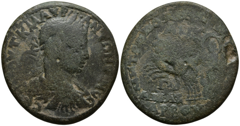 CILICIA. Anazarbus. Elagabalus (218-222 AD)
AE Bronze (29.7mm 13.44g)
Obv: AY ...