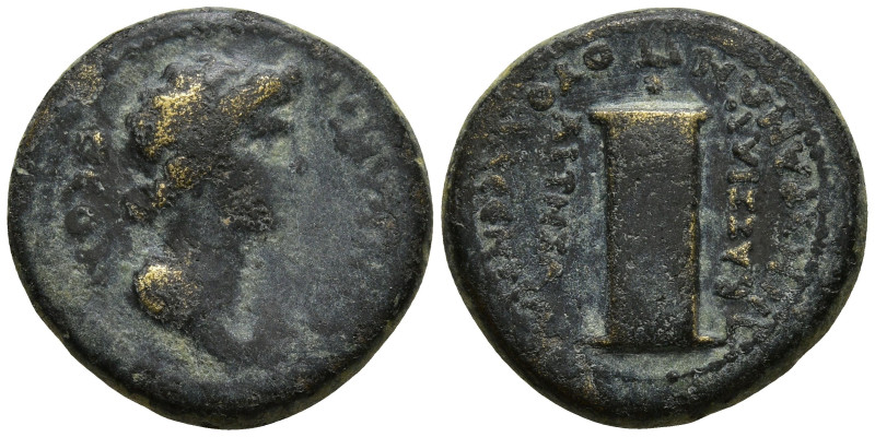 PHRYGIA. Ancyra. Nero (54-68 AD). Tiberius Bassillos (ephor), Publius Volasenna ...