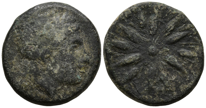 MYSIA. Gambrion. (4th century BC).
AE Bronze (17.1mm 4.34g)
Obv: Laureate head...