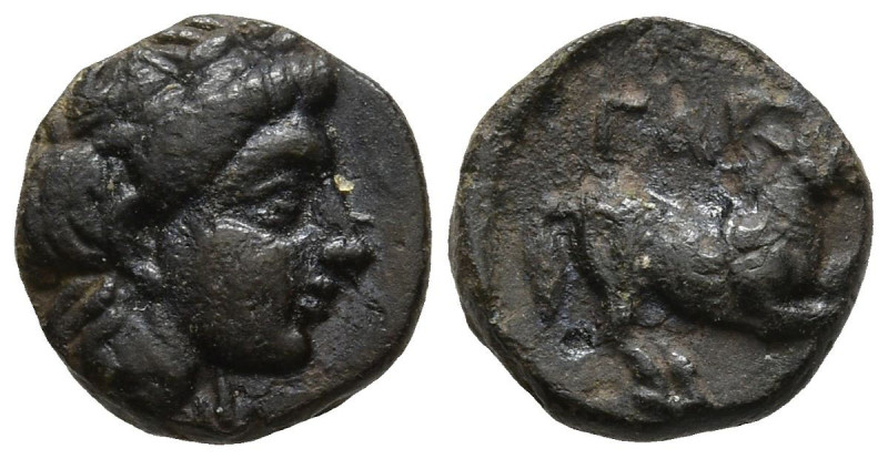 TROAS. Gargara. (Circa late 3rd-early 2nd century BC).
AE Bronze (8.3mm 0.53g)...