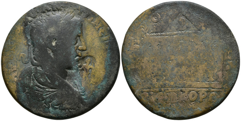PHRYGIA. Hierapolis. Elagabalus (218-222 AD)
AE Bronze (35.3mm 21.57g)
Obv: ΑΥ...
