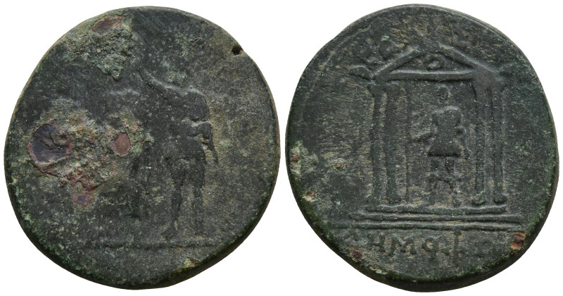 MYSIA. Pergamon. Augustus (27 BC - 14 AD). M. Plautius Silvanus, proconsul, and ...