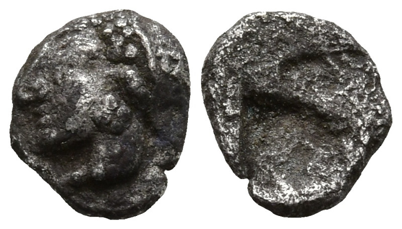 IONIA. Phokaia. (Circa 521-478 BC).
AR Tetartemorion (5.7mm 0.16g)
Obv: Archai...