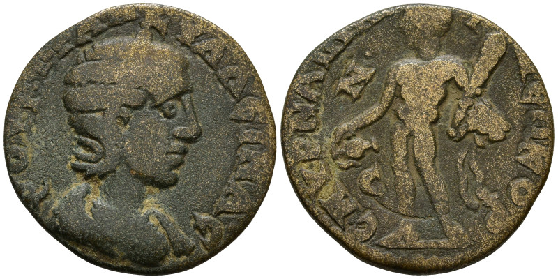 IONIA. Smyrna. Tranquillina (241-244 AD)
AE Bronze (21.5mm 4.29g)
Obv: ΦΟΥΡ ΤΡ...