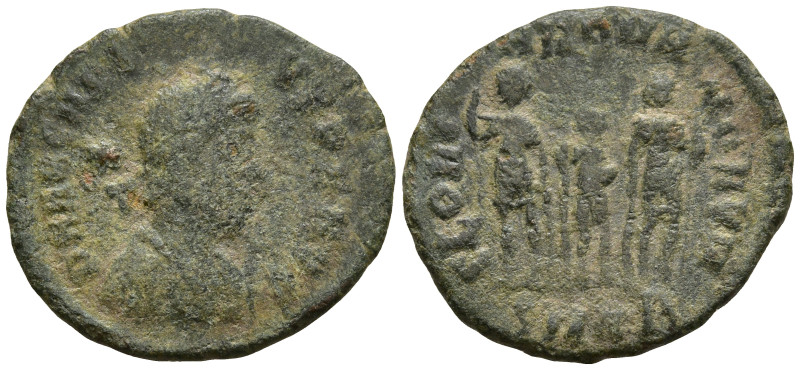 Arcadius (383-408 AD).
AE Bronze (16.5mm 1.65g)