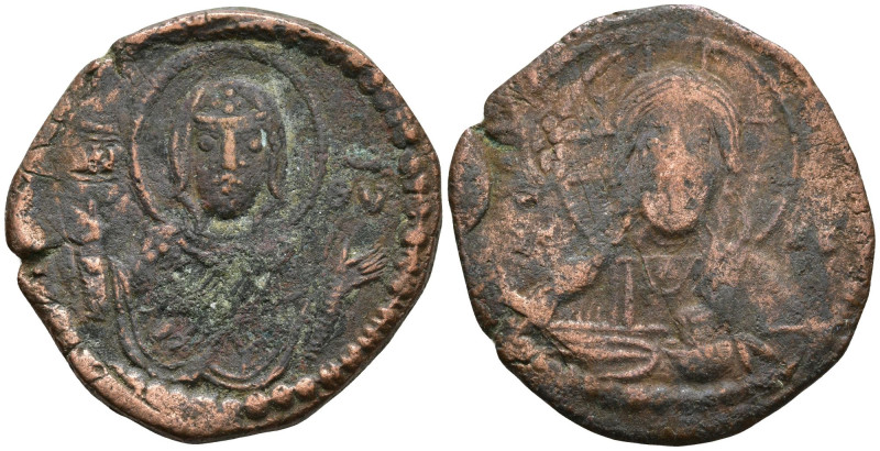 Anonymous, Attributed to Romanus IV (1068-1071 AD). Constantinople
AE Follis (2...