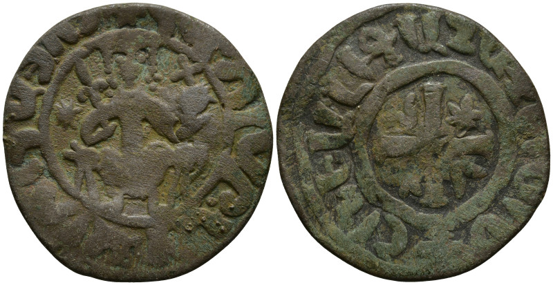 ARMENIA, Cilician Armenia. Hetoum I (1226-1270 AD)
AE Tank (29mm 6.17g)
Obv: H...