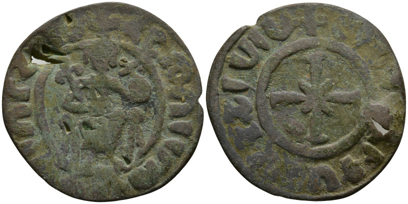 ARMENIA. Hetoum I (1226-1270 AD)
AE Tank (29.2mm 5.41g)
Obv: 'Hetoum King of t...