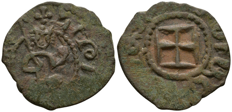 ARMENIA. Hetoum II (1289-1293, 1295-1296, and 1301-1305 AD)
AE Kardez (21.6mm 2...